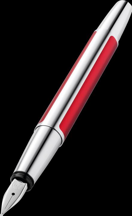 Immagine prodotto Pelikan Penna stilografica PURA P40 Bordeaux M confezione regalo (Argento, Bordeaux, 1 x)