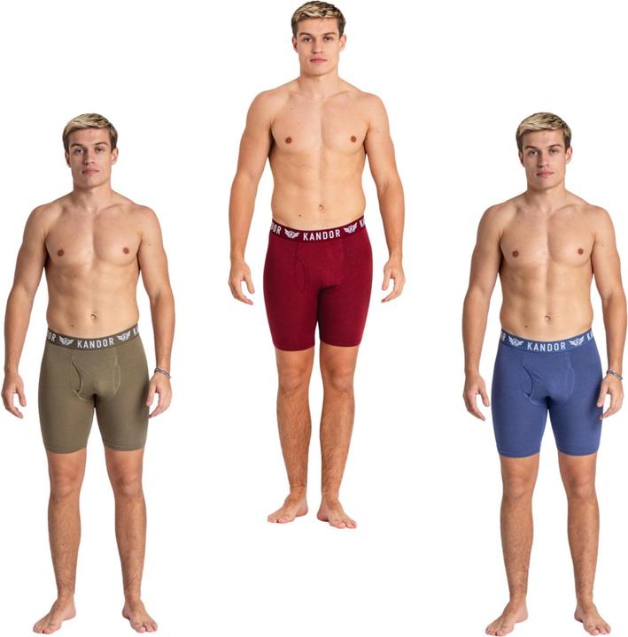 Image du produit Kandor - Boxers BAMBUSO - Homme (L, Lot de 3)