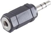 Actual product image Shiverpeaks ®-BASIC-S--Adapter, jack plug stereo 3.5mm to jack coupling mono 3.5mm (Jack adapter)