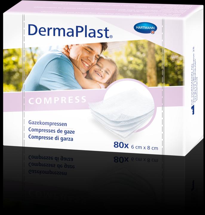 Actual product image DermaPlast Gauze compresses