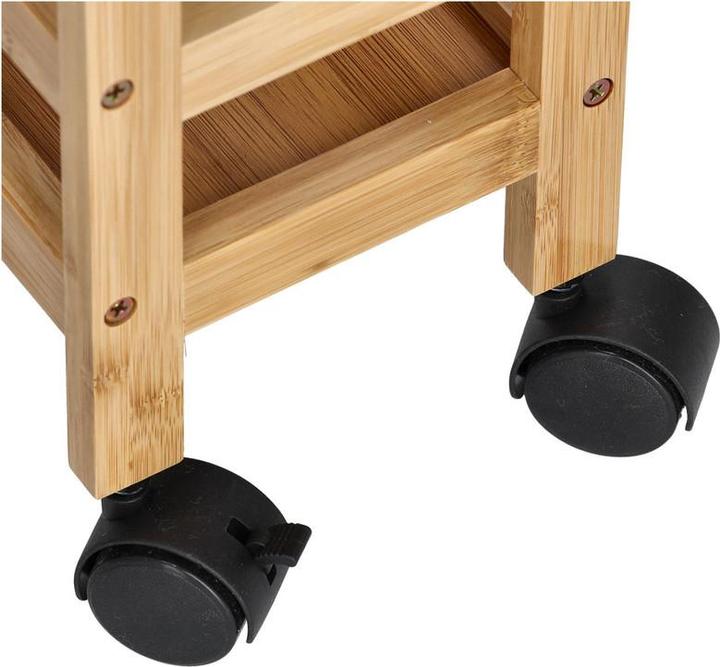 Actual product image Zeller Present Niche trolley, bamboo/MDF