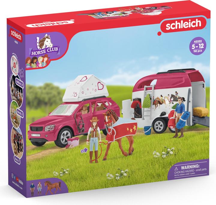 Produktbild Schleich Abenteuer mit Auto und Pferdeanhänger