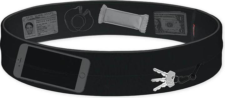 Actual product image JTI Practical, water-repellent running belt with pockets - red