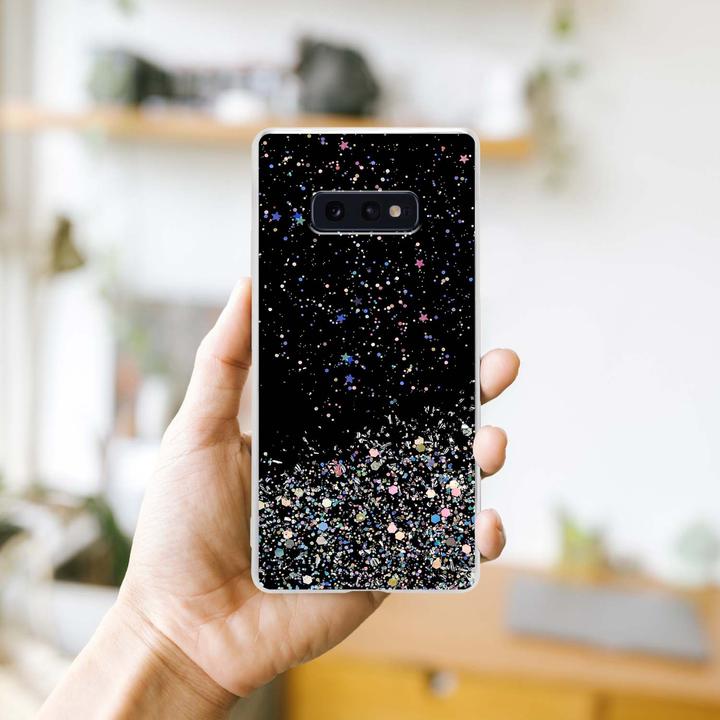 Produktbild Cadorabo TPU Cover funkelnder Glitter (Samsung Galaxy S10e)