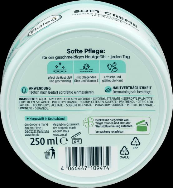 Image du produit dm Balea Crème douce (Crème pour le corps, 250 ml)