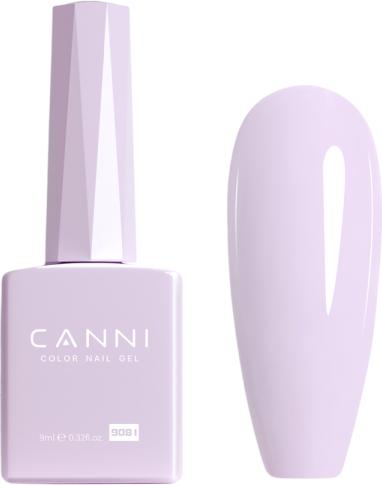 Actual product image Canni Gel lacquer 9081 UV/LED (Pastel purple, UV gel varnish)