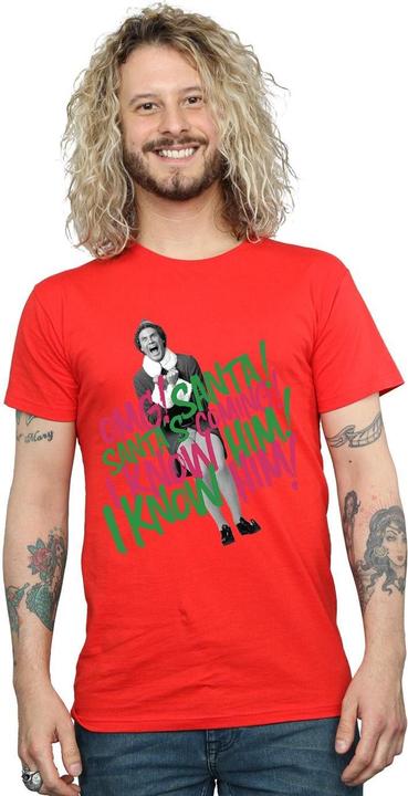Produktbild Elf Santa's Coming TShirt (M)