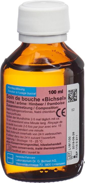Produktbild Bichsel Himbeere steril (100 ml, Mundspülung)