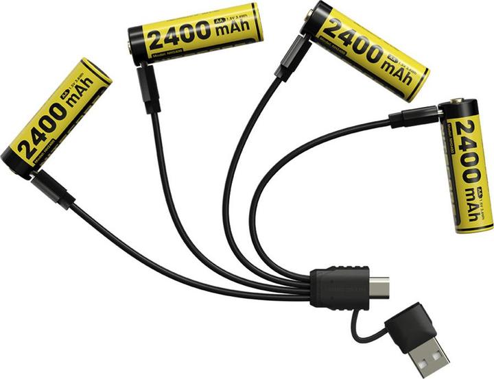 Actual product image Nitecore NH2400 (4 pcs., AA, 2400 mAh)