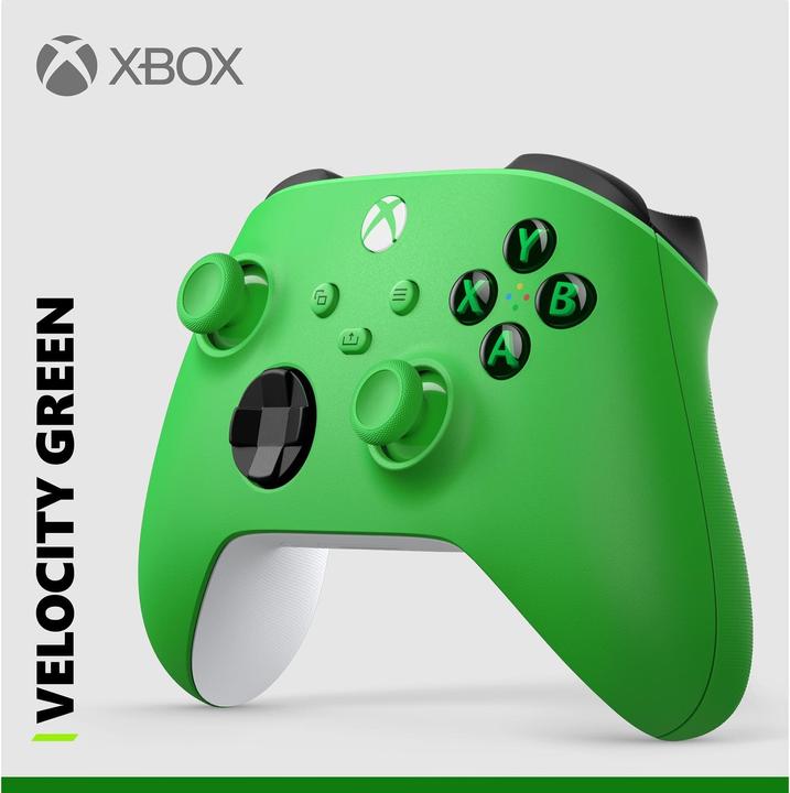 Actual product image Microsoft Xbox Wireless Controller - Velocity Green (Xbox Series X, Xbox One X, Xbox One S, Xbox Series S, PC)