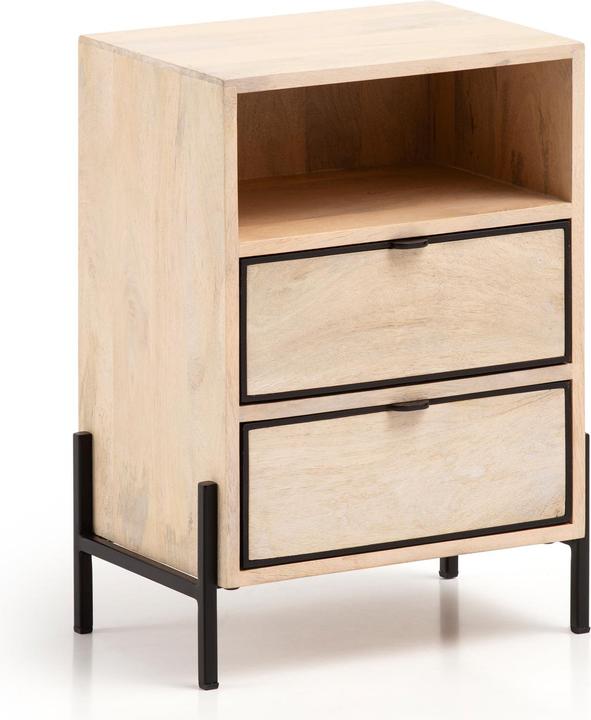 Immagine prodotto FineBuy Comodino FB96459 in legno massiccio marrone