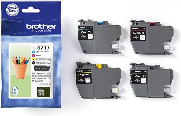 Actual product image Brother LC3217 Value Pack (M, C, Y, FC)