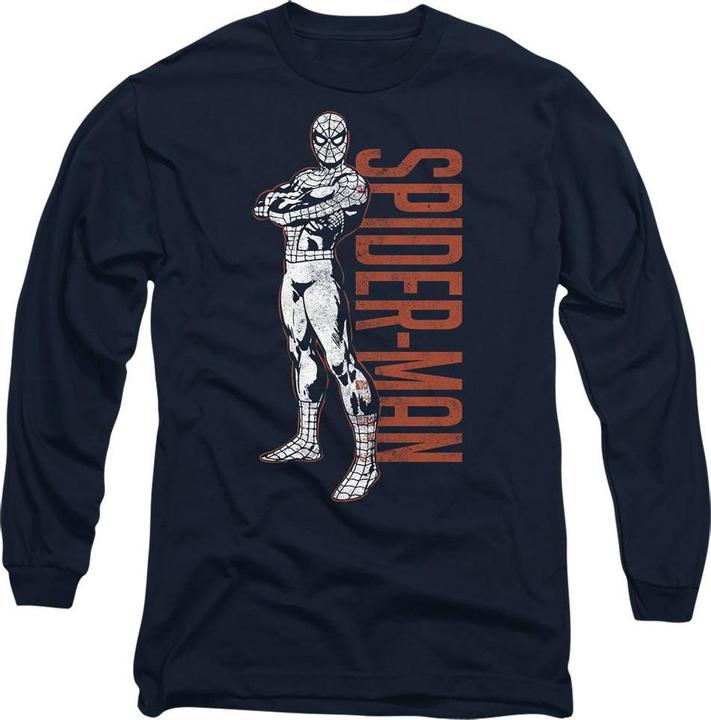Actual product image Spiderman Unisex Adult Hero Stance T-Shirt (L)