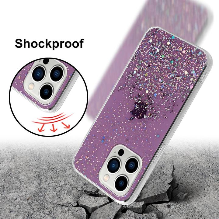Produktbild Cadorabo TPU Cover funkelnder Glitter (Apple iPhone 13 Pro Max)