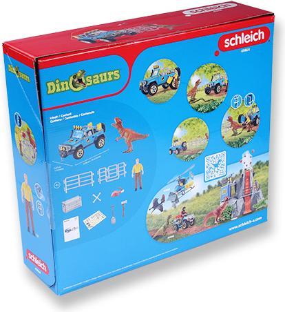 Image du produit Schleich Véhicule tout-terrain avec l'avant-poste de Dino