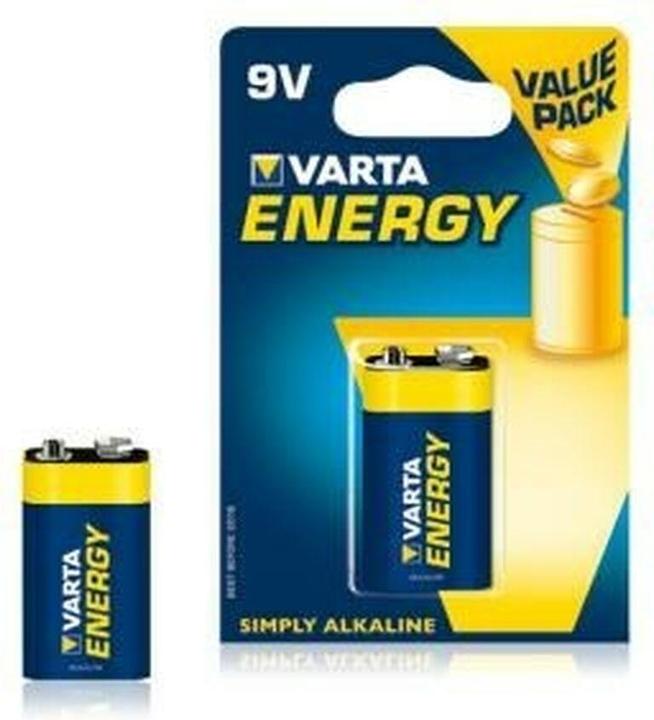 Actual product image Varta Energy 9V block (1 pcs., 9V Block, 565 mAh)