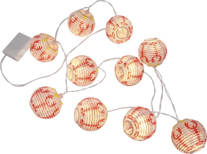 Image du produit Star Trading Guirlande lumineuse Crayfish Party Fonctionne avec des piles (1.40 m)