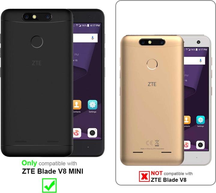 Image du produit Cadorabo Flip comme Invisible Cover (ZTE Blade V8 Mini)