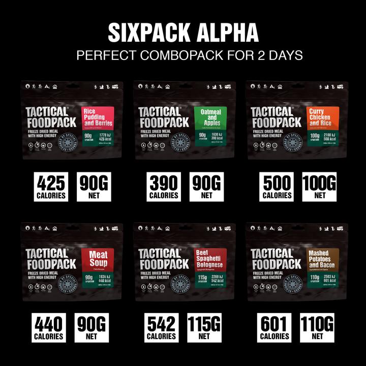 Produktbild Tactical Foodpack Sixpack Alpha (595 g)
