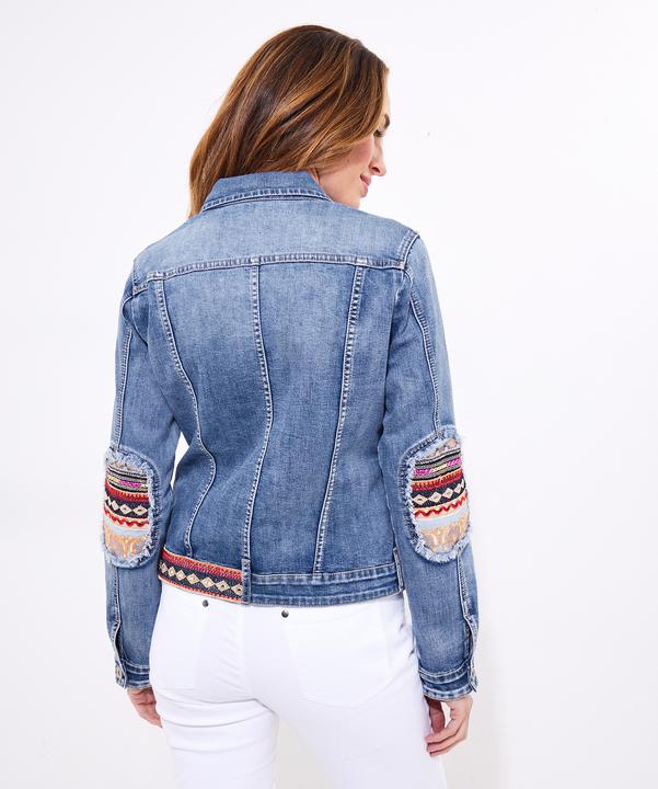 Image du produit Joe Browns LIMITED EDITION Sequin Stretch Denim Jacket (36)