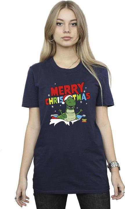 Produktbild Disney Toy Story Rex Christmas Burst TShirt (L)