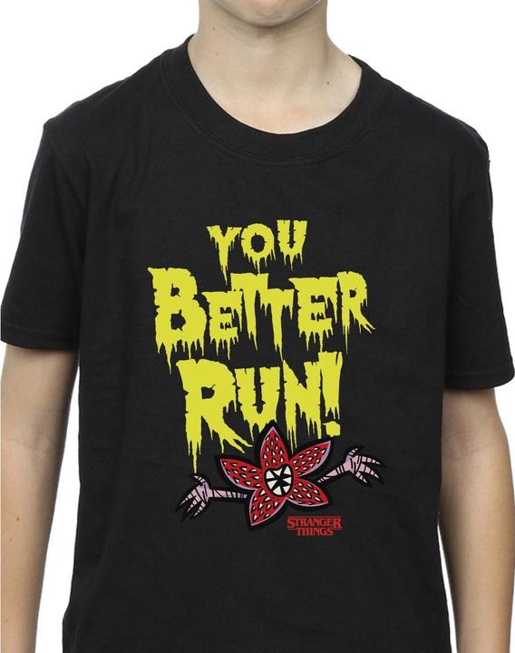 Image du produit Netflix - T-shirt STRANGER THINGS YOU BETTER RUN - Garçon (152, 158)