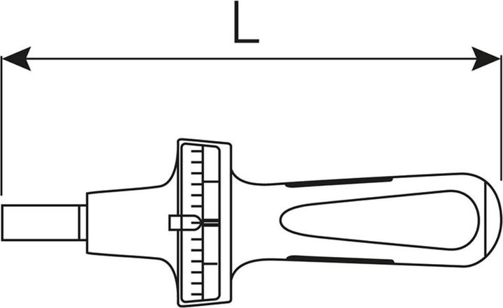 Image du produit Stahlwille 760 Tournevis dynamométrique TORSIOMÈTRE, taille 60, 120 - 600 cNm (1/4", 12000 Nm, 60000 Nm)