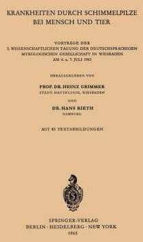 Immagine prodotto Krankheiten durch Schimmelpilze bei Mensch und Tier (Tedesco, Heinz Grimmer, Hans Rieth, 1965)