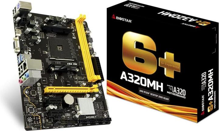 Produktbild Biostar A320MH 2.0 (AM4, AMD A320, mATX)