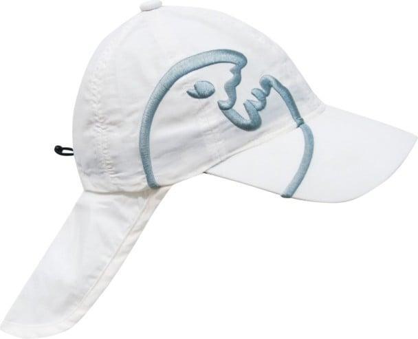 Immagine prodotto IQ-UV Berretto con protezione UV con protezione del collo per bambini, bianco (1 pz) (Crema solare viso, SPF 50+)