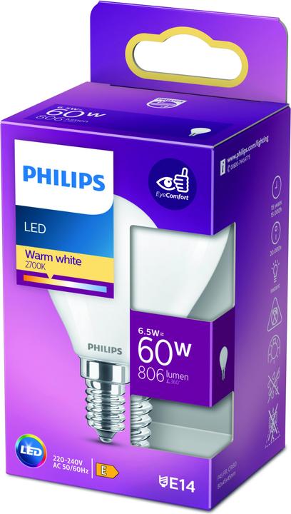 Produktbild Philips Lampe (E14, 6.50 W, 806 lm, 1 x, E)