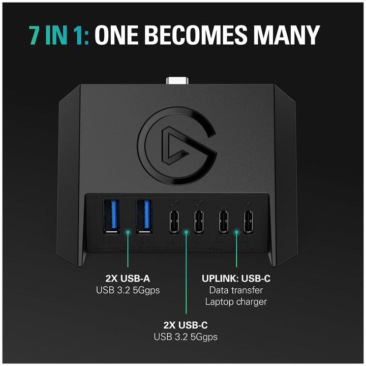 Image du produit Elgato USB Hub for Stream Deck + (USB-C, 4 Ports)
