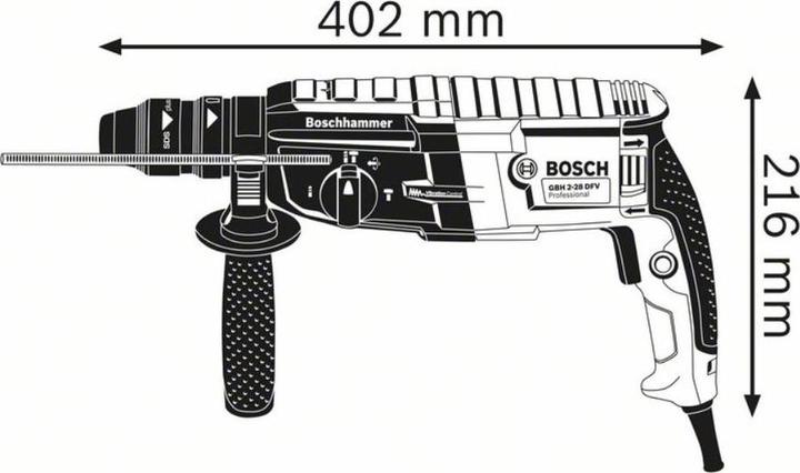 Actual product image Bosch Professional Hammer drill (Electrical connection)