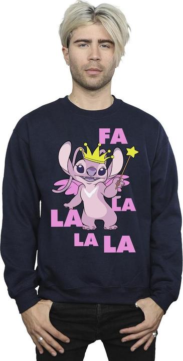 Immagine prodotto Disney Lilo & Stitch Angel Fa La La Felpa Uomo (L)