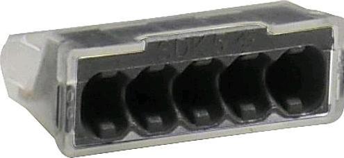 Produktbild Tridonic Steckklemme 5x2,5 hochtransparent SDK 5 100 STK