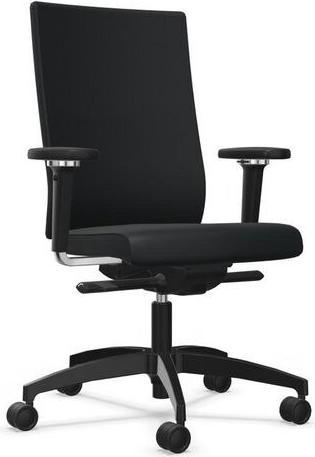 Actual product image Dauphin Swivel chair AJ 4875 NPR Black plastic