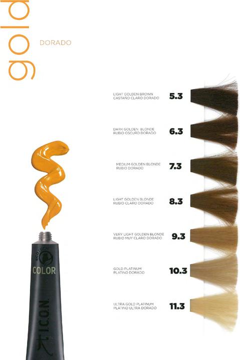 Produktbild I.C.O.N. ECOTECH COLOR natural color #7.3 medium golden blonde 60 ml (7.3)