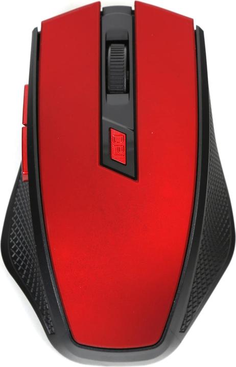 Actual product image Omega OM-08WB wireless mouse 2.4 GHz 1000/1200/1600dpi - red