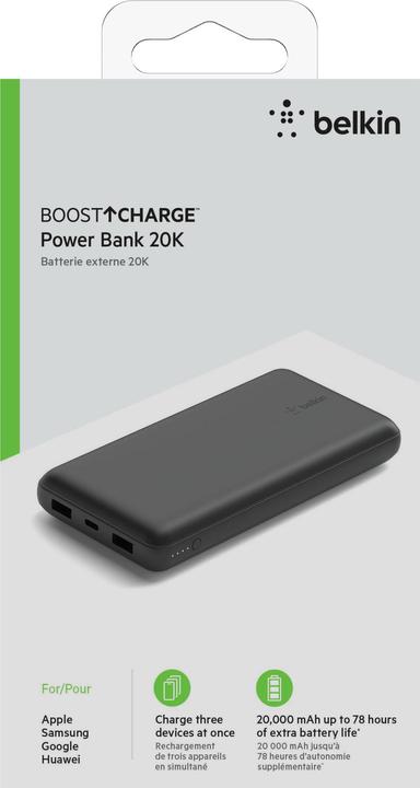 Produktbild Belkin Boost Charge (20000 mAh, 15 W, 74 Wh)