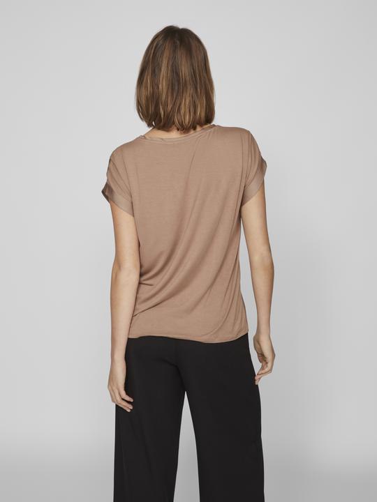 Actual product image Vila Round neckline top with short sleeves (40)