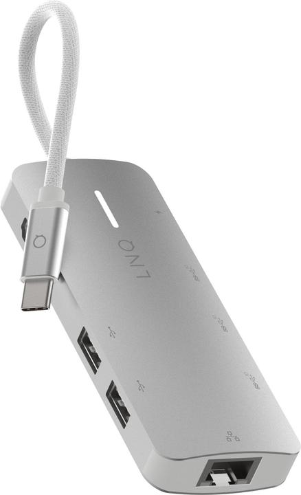 Produktbild LINQ Connects 8in1 8K PRO USB-C Multiport Hub 140W (USB-C, 8 Ports)