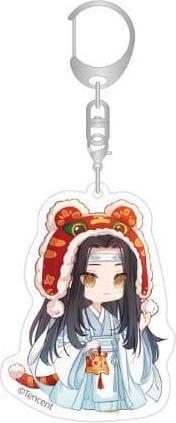 Produktbild Sakami Grandmaster of Demonic Cultivation Acryl Schlüsselanhänger Lan Wangji Chibi Style 7 cm