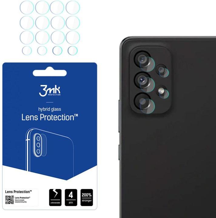 Immagine prodotto 3MK Lens Protect Sam A53 5G A536 Protezione dell'obiettivo della fotocamera 4 pezzi. (1 Pezzo/i, Samsung Galaxy A53 5G)