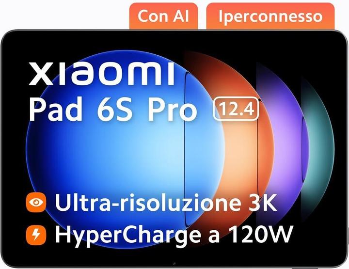 Produktbild Xiaomi Pad 6S Pro (nur WLAN, 12.40", 256 GB, Graphite Grey)