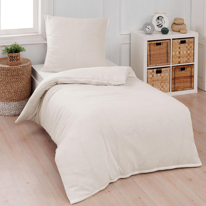 Produktbild Traumschlaf Musselin Uni (Duvetbezug, 155x220 cm + 80x80 cm)