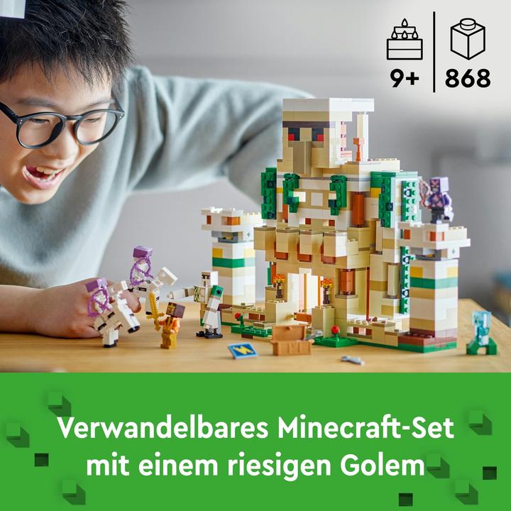 Immagine prodotto LEGO 21250 La Fortezza del Golem di Ferro (21250, LEGO Minecraft)