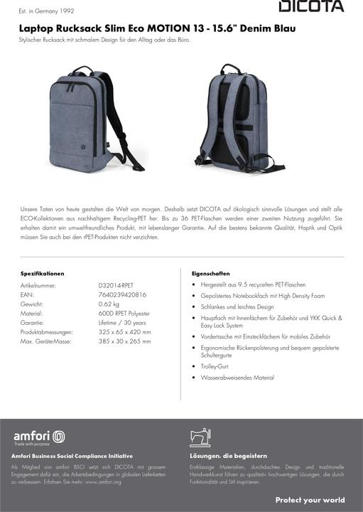 Actual product image Dicota Motion (12.65 l)