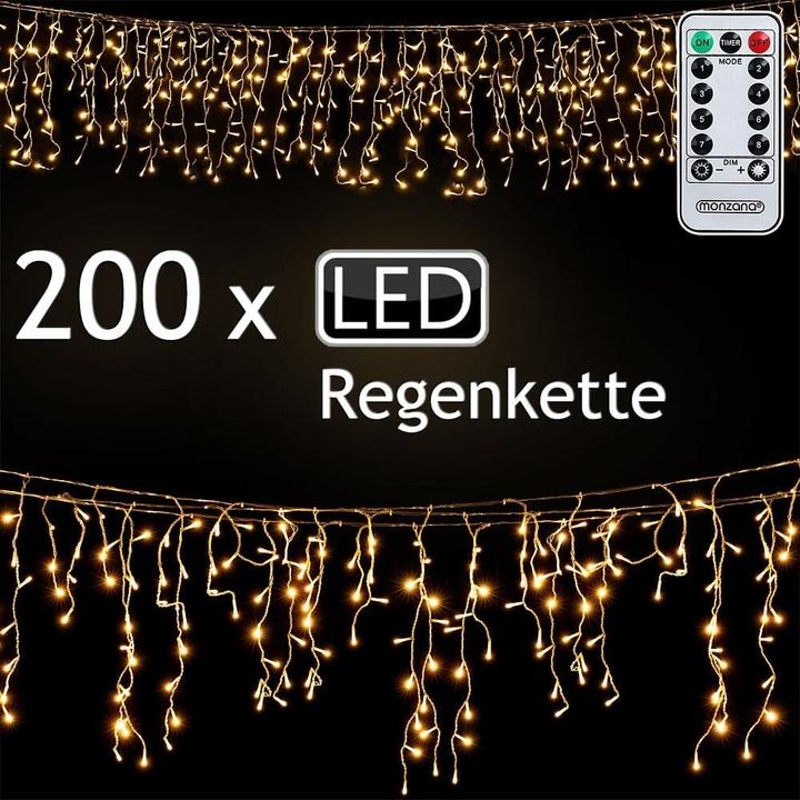 Produktbild Monzana Regen Lichterkette (10 m)