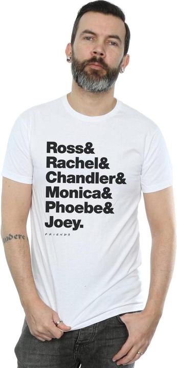 Produktbild Friends First Names Text TShirt (L)