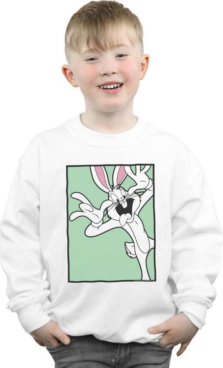 Actual product image Looney Tunes Boys Bugs Bunny Funny Face Sweatshirt (140, 146)